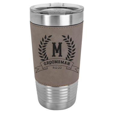 Custom Engrave Best Man Tumbler - Ideal Groomsmen and Bachelor Party Gift